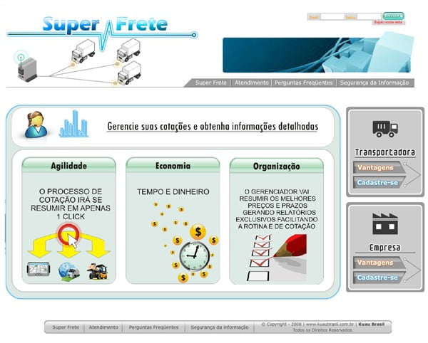 Imagem da tela home - Criada para desktop